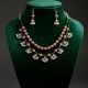 Handcrafted Kundan Glass Bead Necklace Set